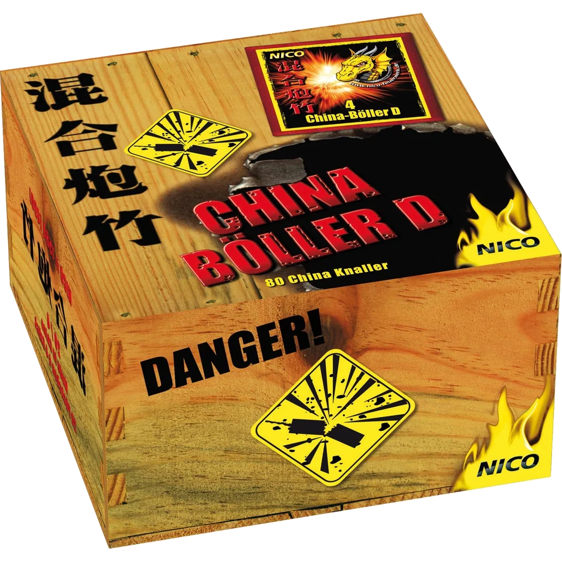 China-Böller D, 4er-Päckchen — Böller — von NICO — Silvester-Feuerwerk kaufen bei stopine
