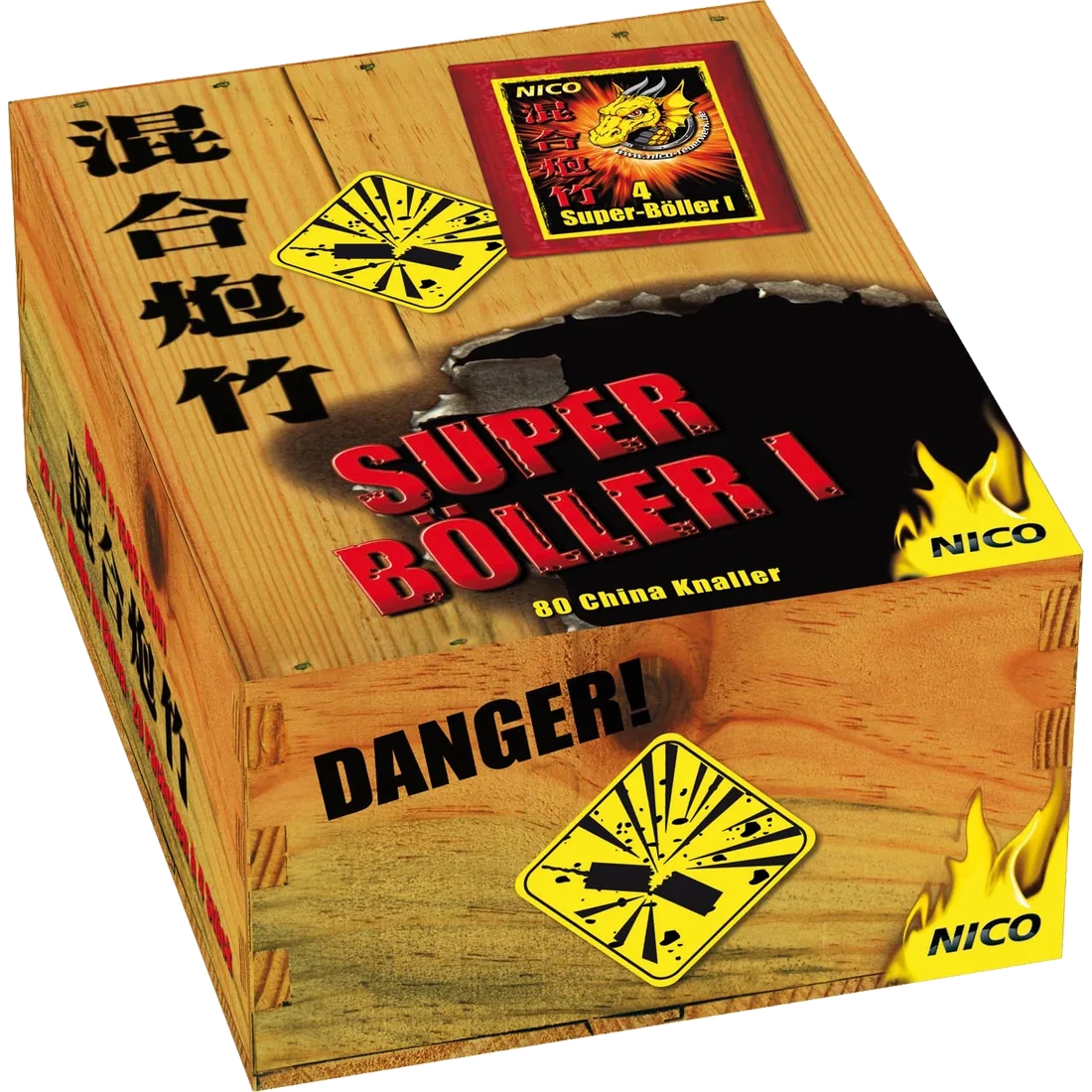 Super-Böller I, 4er-Päckchen — Böller — von NICO — Silvester-Feuerwerk kaufen bei stopine