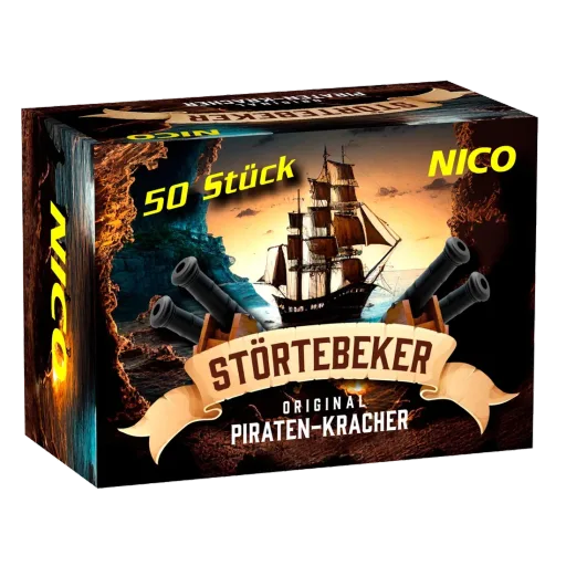 Störtebeker, 50er-Schtl. — Batterien — von NICO — Silvester-Feuerwerk kaufen bei stopine