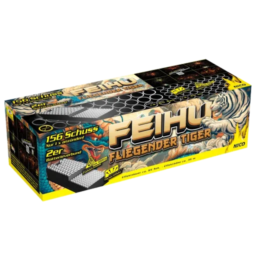 Feihu - Fliegender Tiger, 156 Schuss — Batterien — von Sonstige — Silvester-Feuerwerk kaufen bei stopine