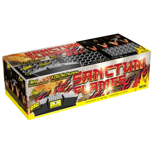 Sanctum Flames, 176 Schuss — Batterien — von Sonstige — Silvester-Feuerwerk kaufen bei stopine
