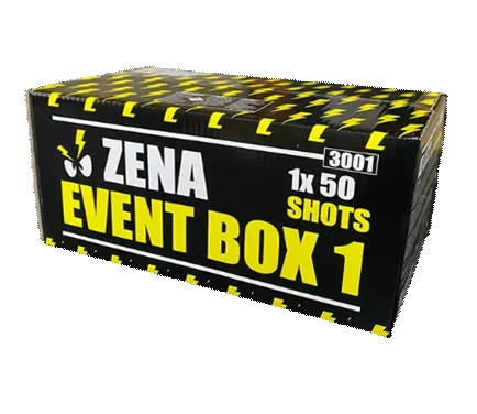Zena Event Box 1 50 Schuss — Verbundfeuerwerk — von Zena — Silvester-Feuerwerk kaufen bei stopine