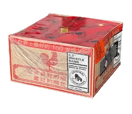 0.3" Whistle Crackling 100 Schuss — Batterien — von Zena — Silvester-Feuerwerk kaufen bei stopine
