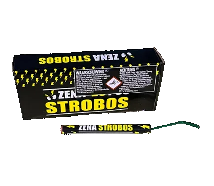 Zena Strobos, 20 Stück — Jugendfeuerwerk (Kat. F1) — von Zena — Silvester-Feuerwerk kaufen bei stopine