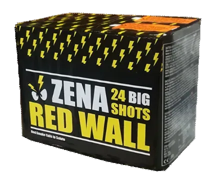 Zena Red Wall 24 Schuss — Batterien — von Zena — Silvester-Feuerwerk kaufen bei stopine