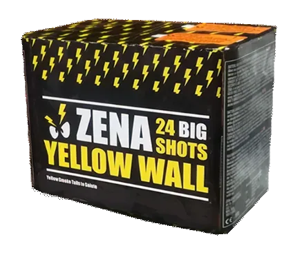 Zena Yellow Wall 24 Schuss — Batterien — von Zena — Silvester-Feuerwerk kaufen bei stopine