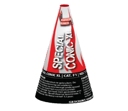 Special Conic XL — Jugendfeuerwerk (Kat. F1) — von Zena — Silvester-Feuerwerk kaufen bei stopine