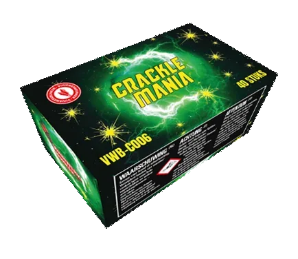 Crackle Mania, 40 Stück — Jugendfeuerwerk (Kat. F1) — von Zena — Silvester-Feuerwerk kaufen bei stopine